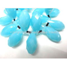 Glass teardrop shaped beads